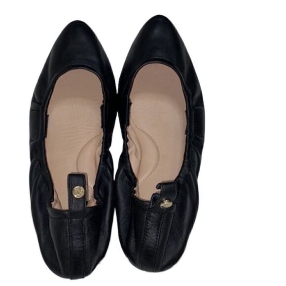 Taryn Rose Black Leather Flats(Size 8B) - Picture 2 of 9